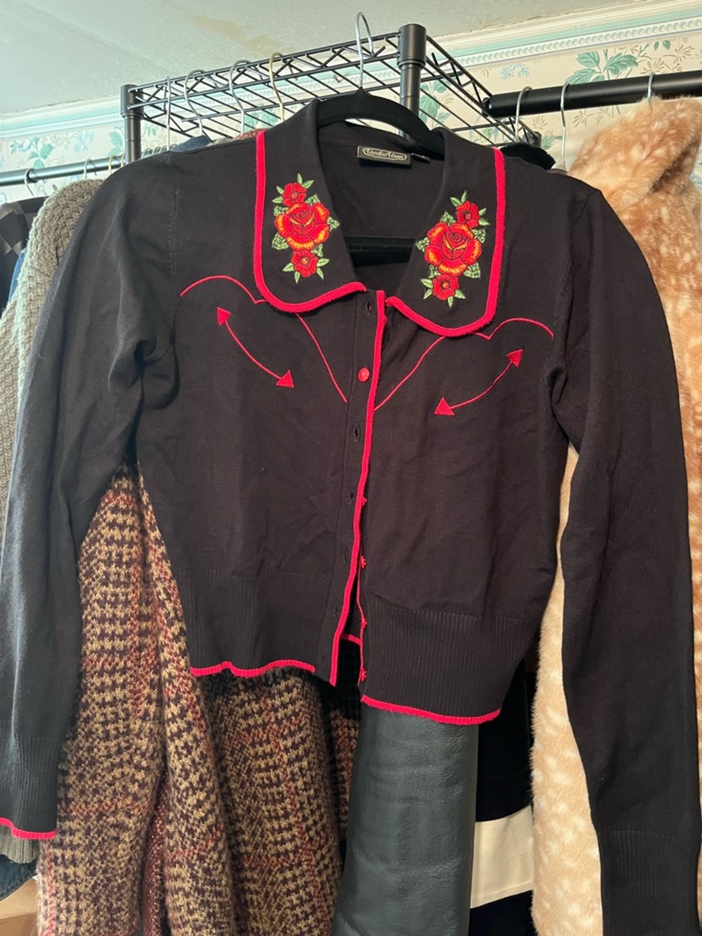 Voodoo Vixen Black Knit Top